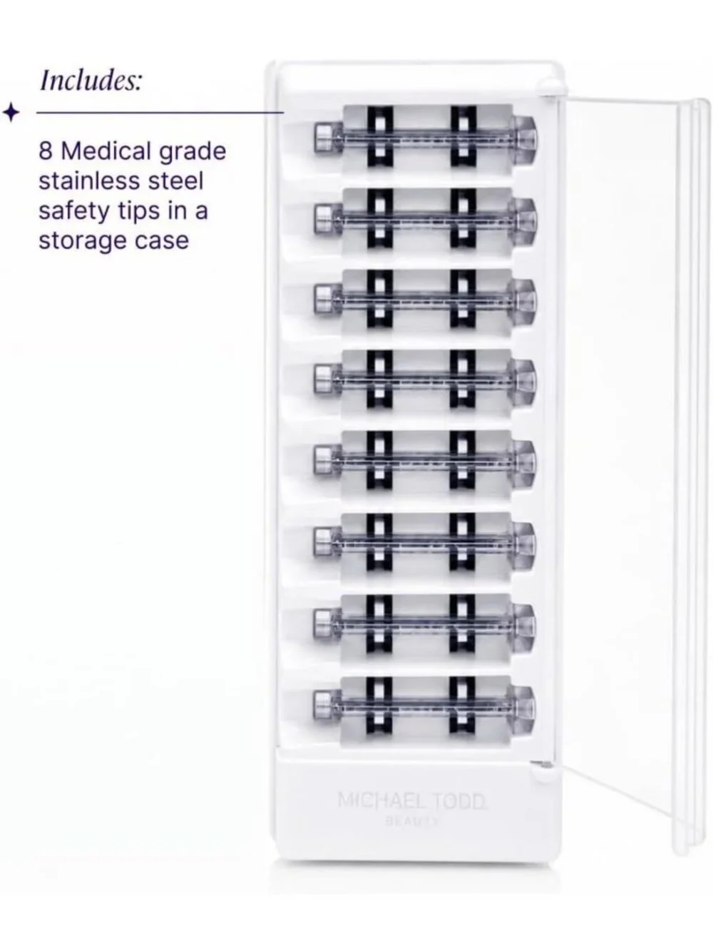 Single-Use Dermaplaning Blade Refills, 8-Pack | Compatible with Sonic Smooth